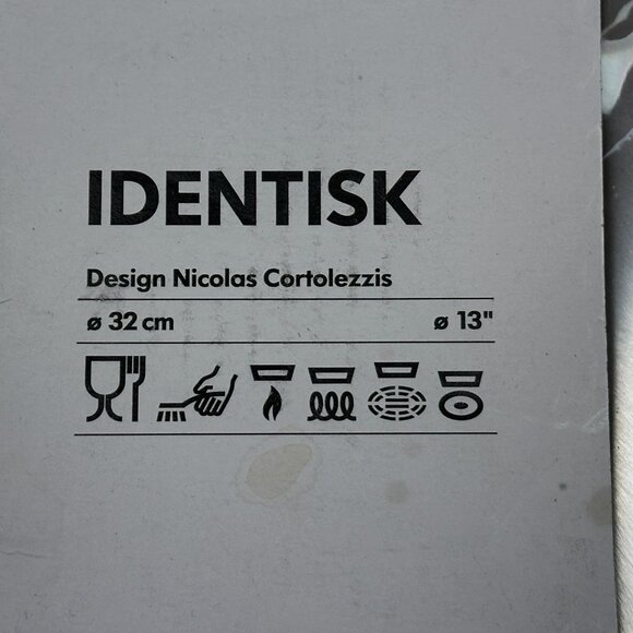 IKEA IDENTISK Nonstick Wok with Lid 32cm (13") Aluminum — New & Sealed - Picture 9 of 15